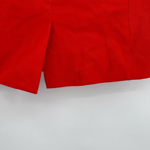 J.Crew Parke Orange Linen Blend One Button Blazer Women's Size 10 NWT Lined - Picture 8 of 9